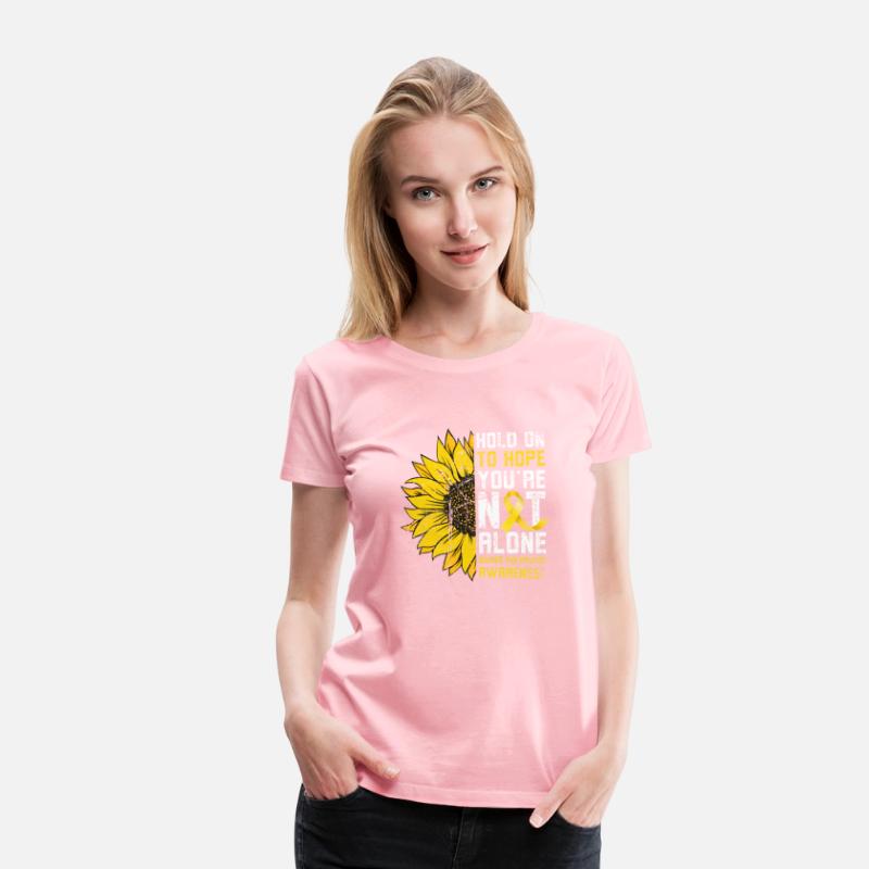 Sunflower Hope Suicide Prevention Yellow Ribbon