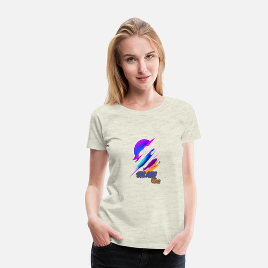 Sunset Color Splash Vibes tee