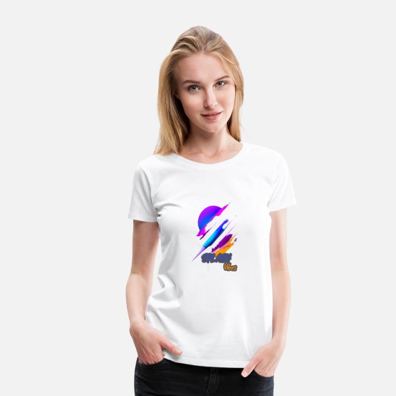 Sunset Color Splash Vibes tee