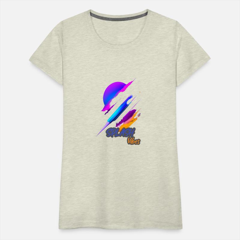 Sunset Color Splash Vibes tee