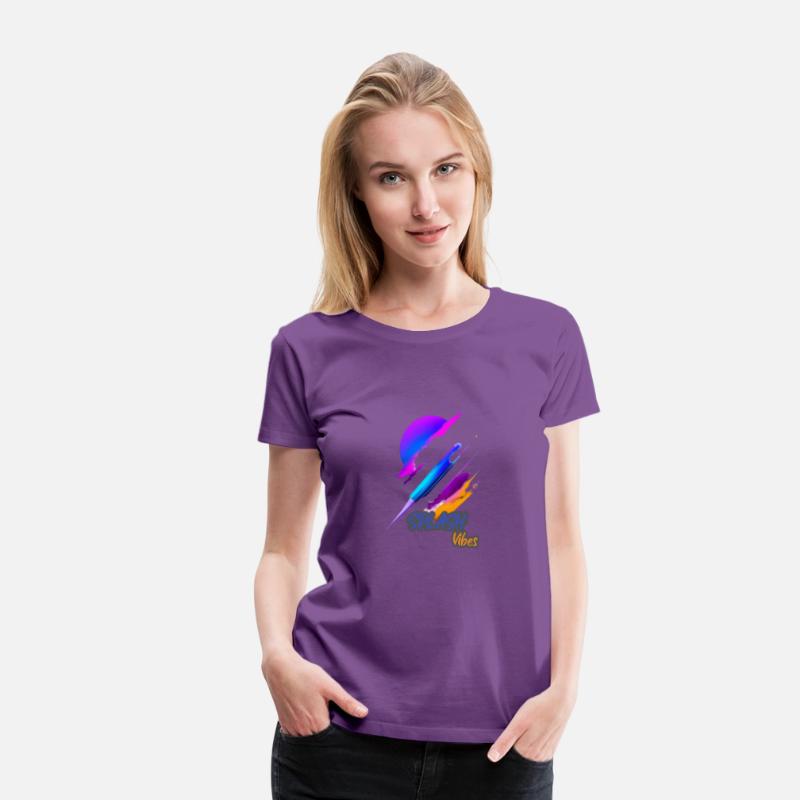 Sunset Color Splash Vibes tee