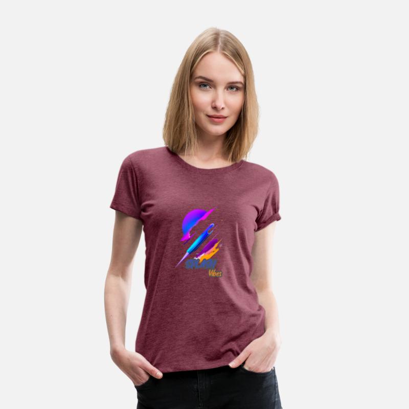 Sunset Color Splash Vibes tee