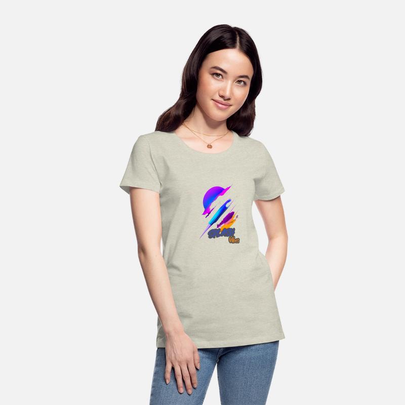 Sunset Color Splash Vibes tee