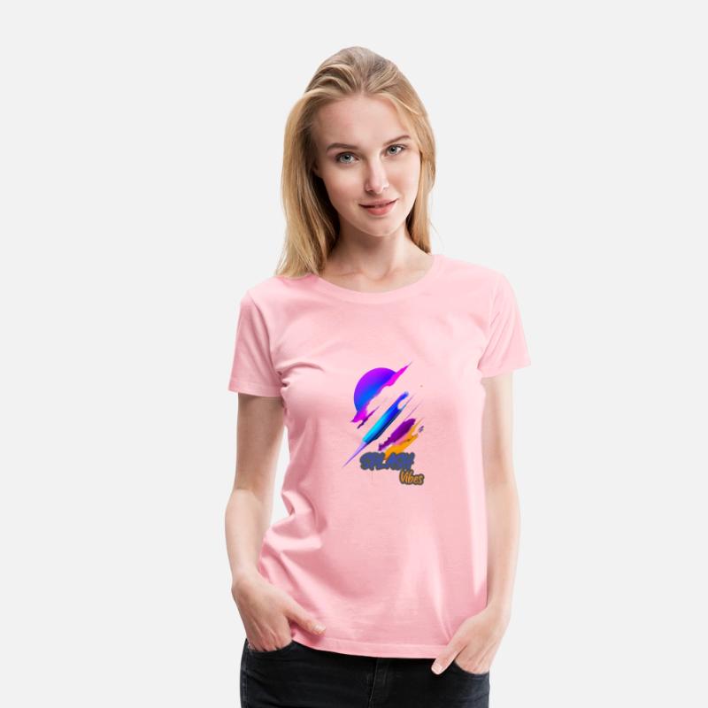 Sunset Color Splash Vibes tee