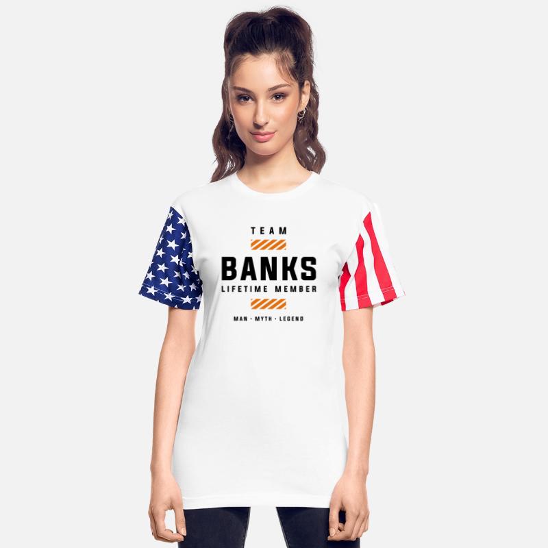 Team Banks Lifetime Member Funny Name Banks
