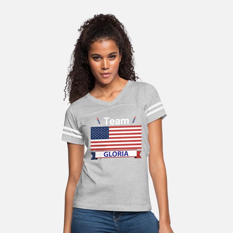 Team Gloria USA American Flag Stars Stripe