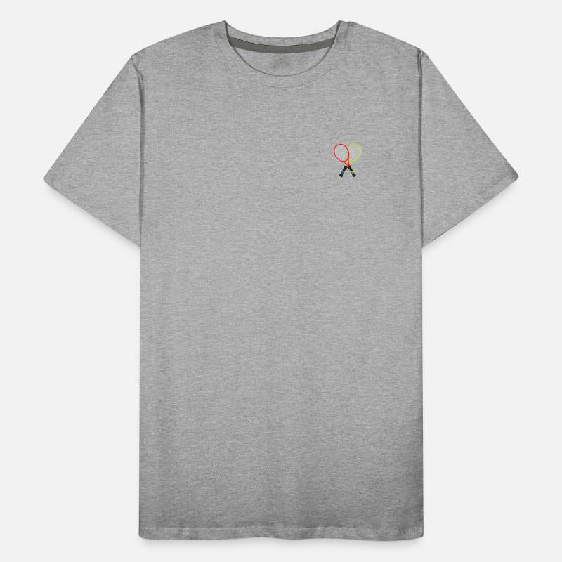 Tennis Racket Pair Red Green