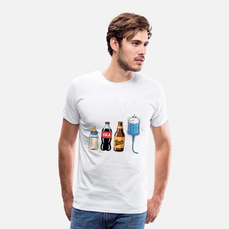 The 4 Bottles Of Life Beer Funny Party