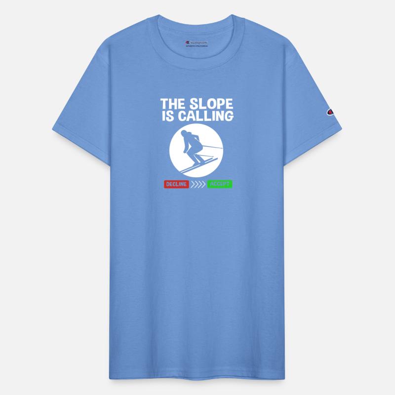 The Slope Is Calling Mountain Ski Funny Skier