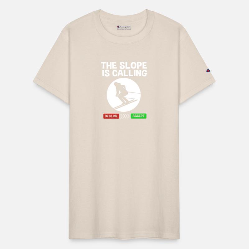 The Slope Is Calling Mountain Ski Funny Skier