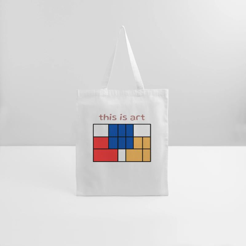 "this is art" text design