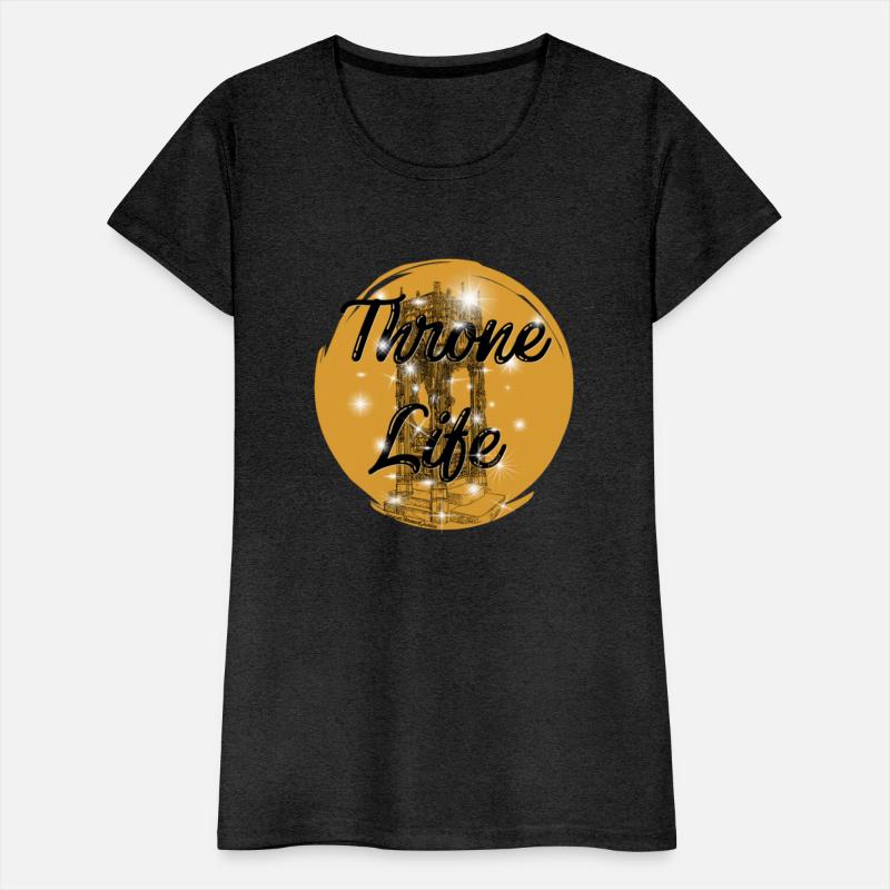 Throne Life Graphic Tee Black Script