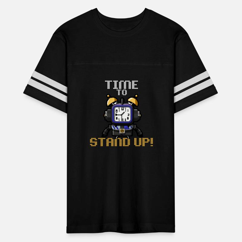Time To Stand Up Funny Surreal Steampunk Alarm