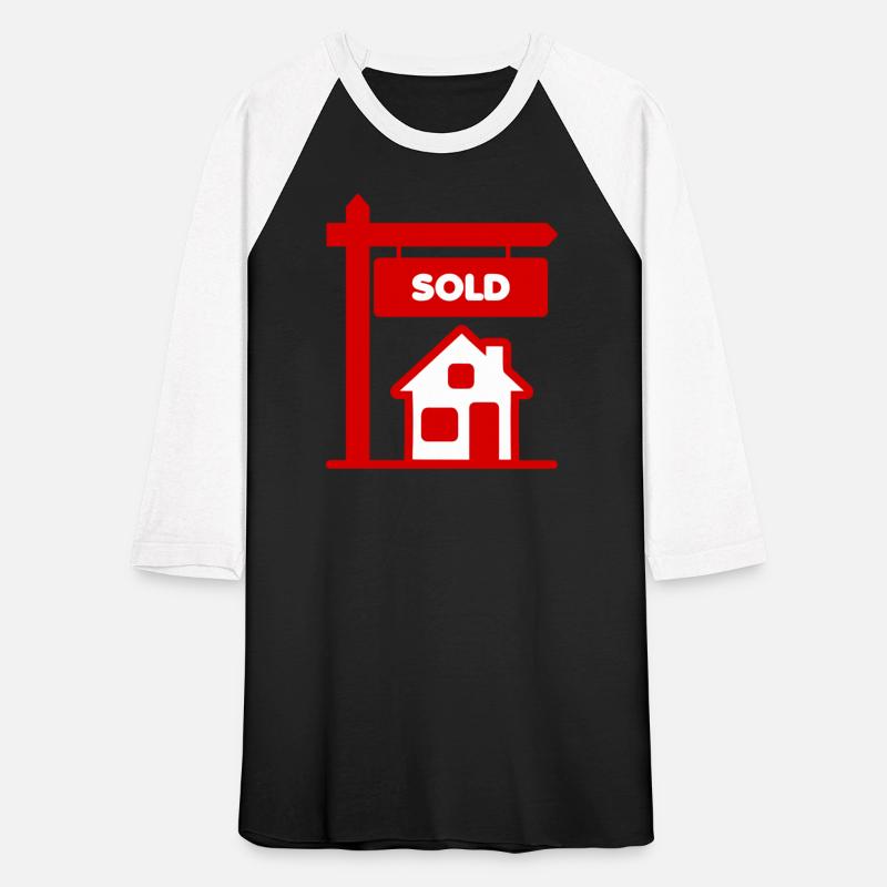 Transparent red logo signboard with sold