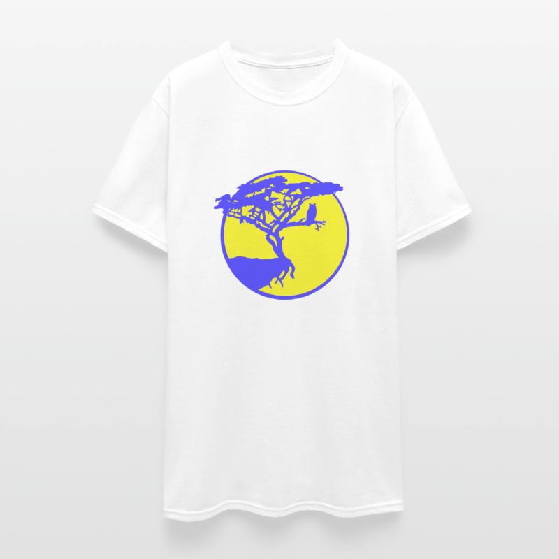 Tree Owl Bird Moon Cliff Round Night Silhouette