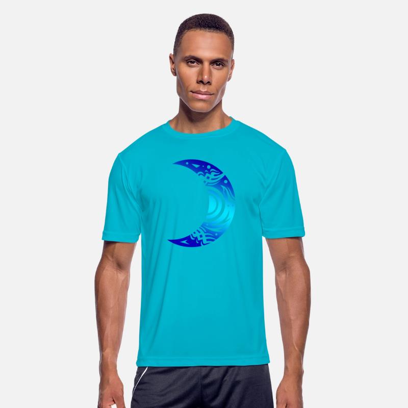 Tribal Tattoo Moon Half Shape Moon Lover Gift Idea