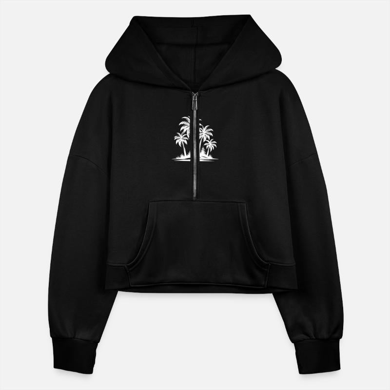 Tropical Palm Trees And Beach