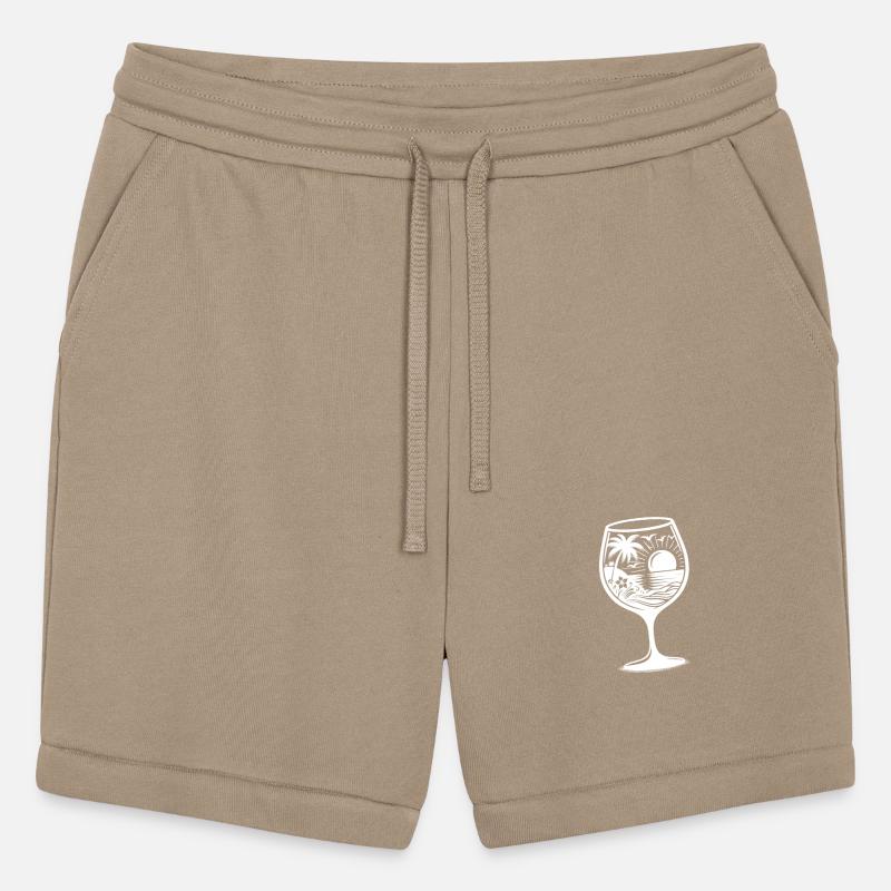 Tropical Sunny Landscape In A Wine Glass