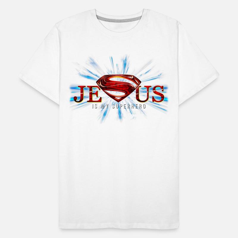 tshirt My Superhero is Jesus, faith love god shirt