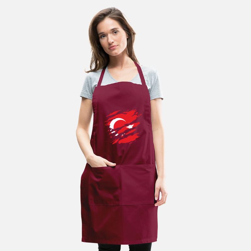 Turkey - national flag, scratches, cracks