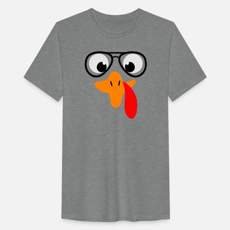 Turkey Face with glasses, Thanksgiving