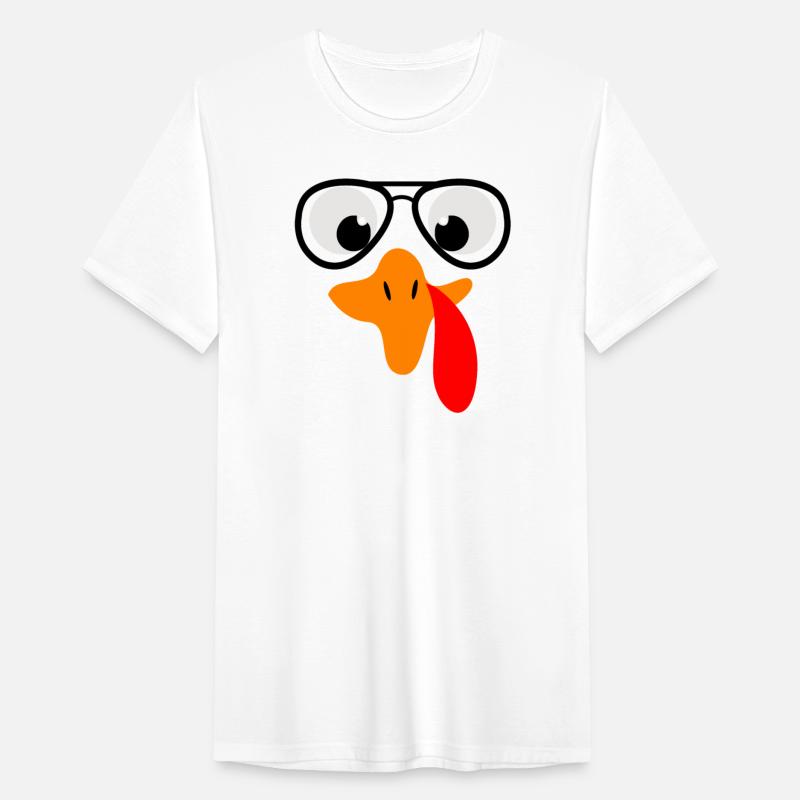 Turkey Face with glasses, Thanksgiving
