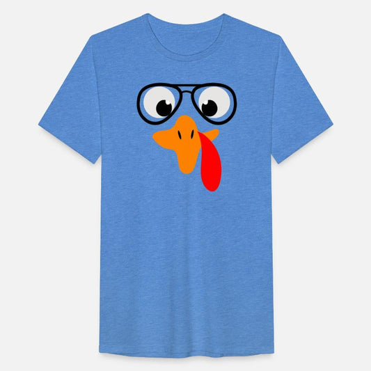Turkey Face with glasses, Thanksgiving
