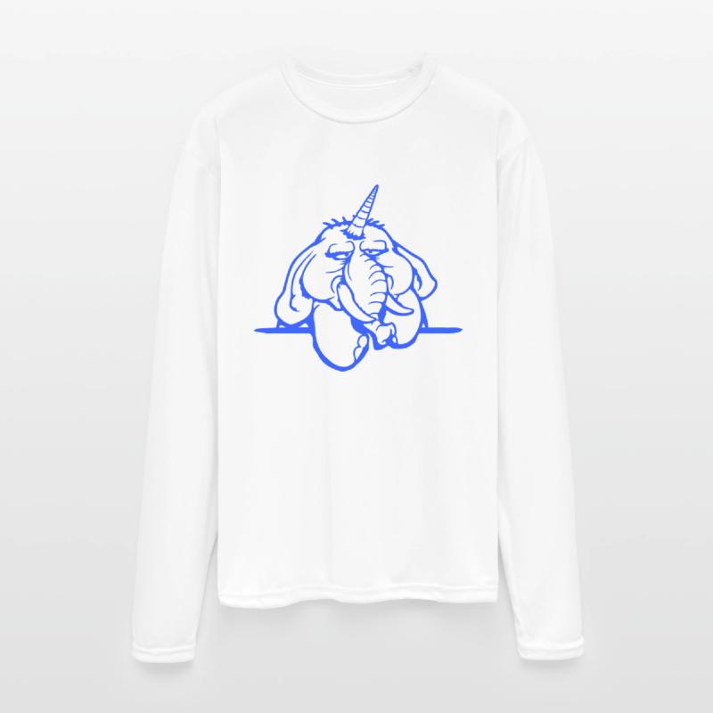 Unicorn Big Elephant Sitting Angry Sad Funny Cool