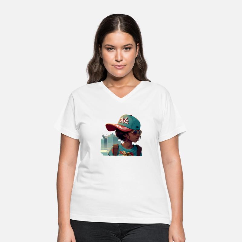 Urban Girl with Sunglasses