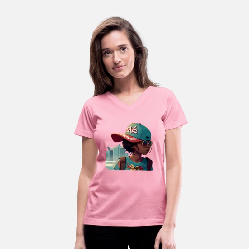 Urban Girl with Sunglasses