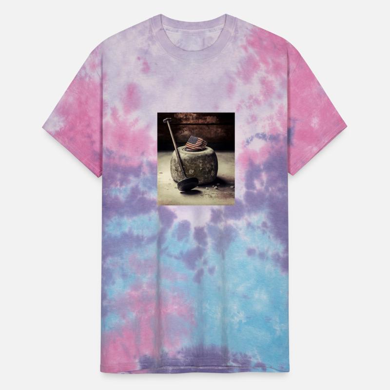 USA Curling Athlete Vintage Curling Stone