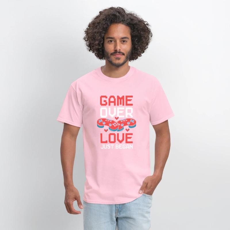 Valentine's Day Gamer Playing Video Game Couples