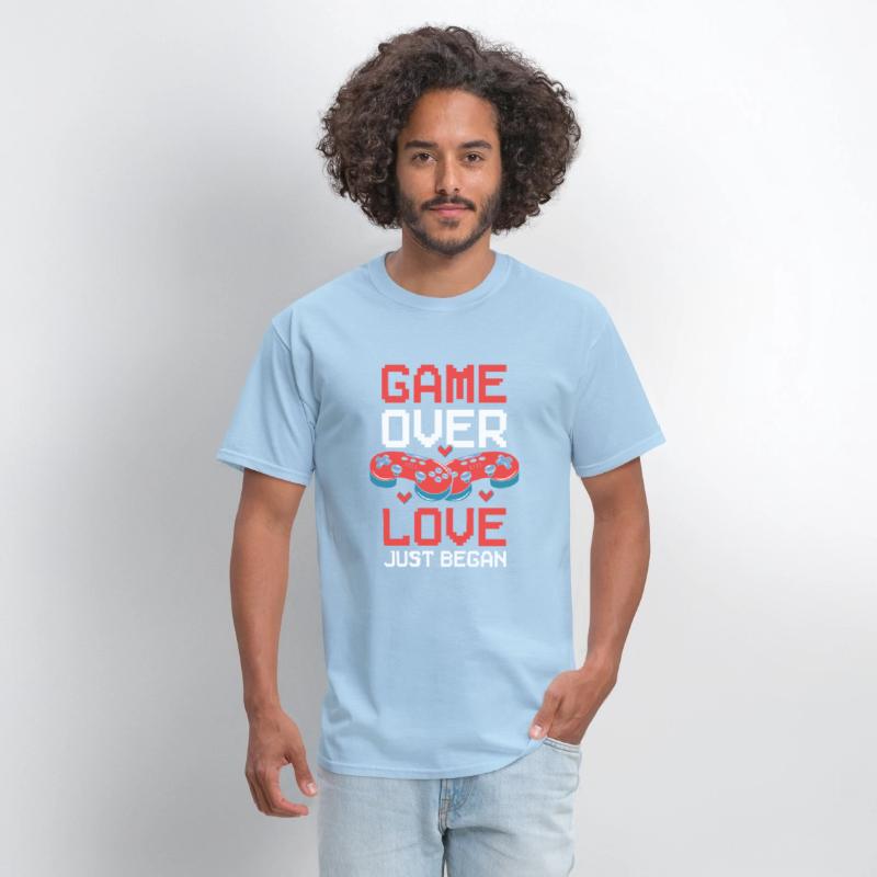 Valentine's Day Gamer Playing Video Game Couples