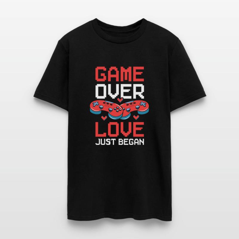 Valentine's Day Gamer Playing Video Game Couples