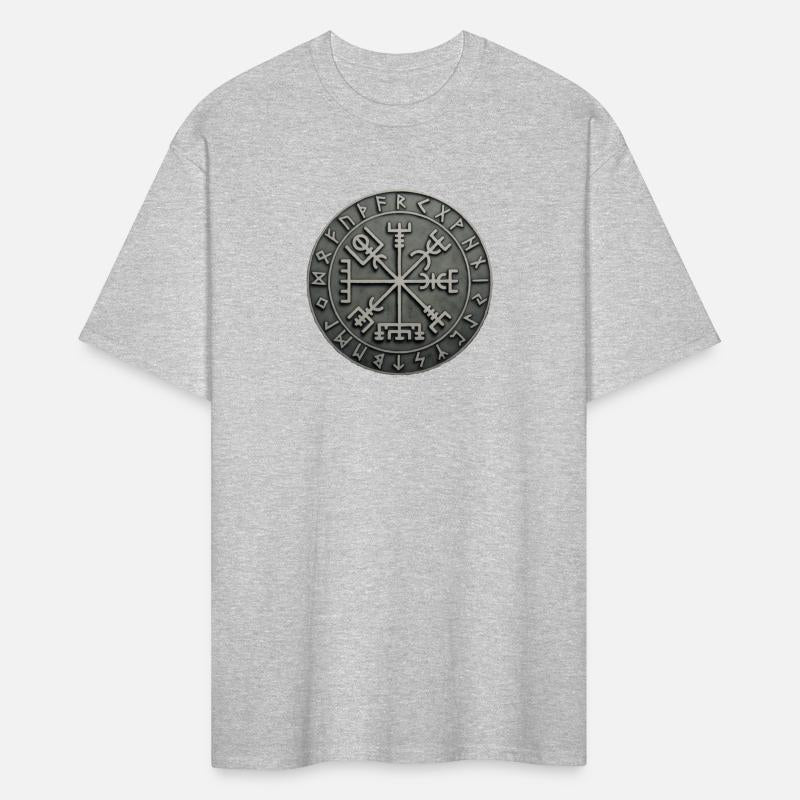 Viking compass carved into stone