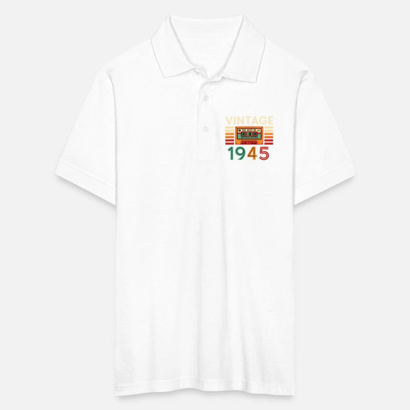 Vintage Cassette Tape 1945 Retro Design