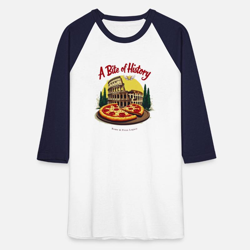 "Vintage Colosseum & Neapolitan Pizza Art Design"