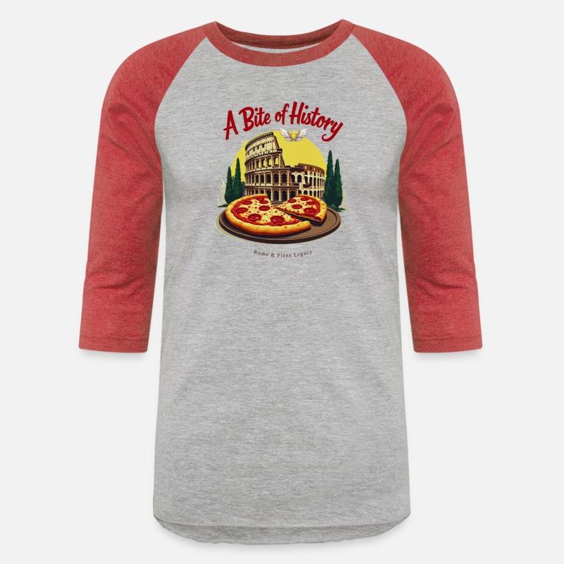 "Vintage Colosseum & Neapolitan Pizza Art Design"