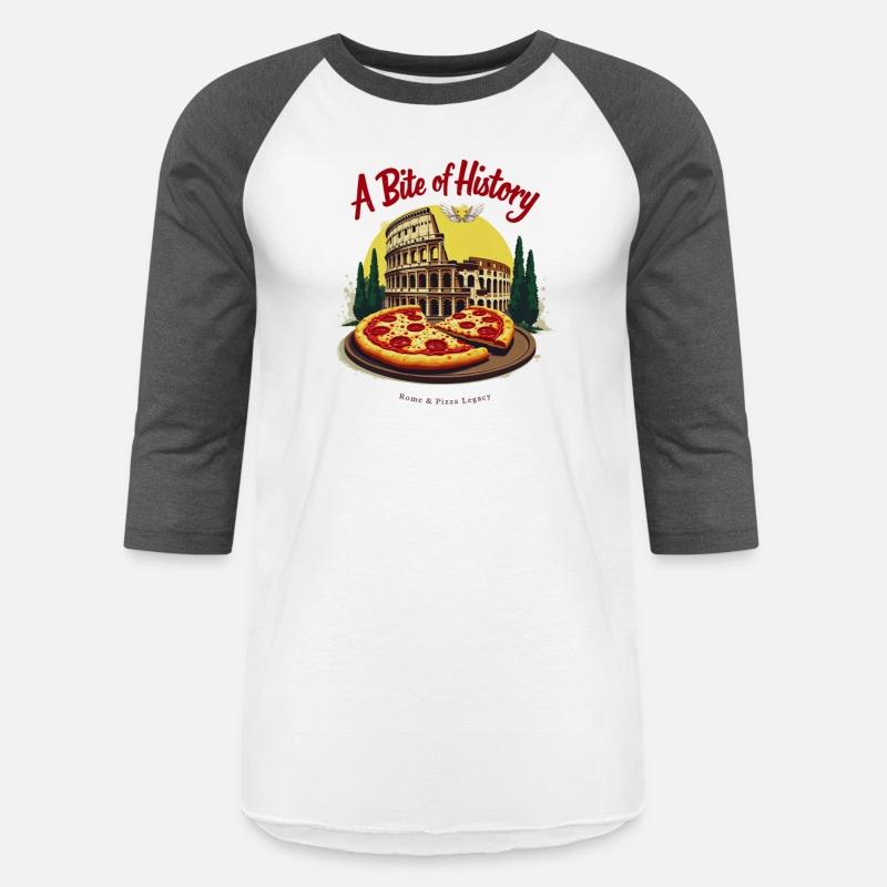 "Vintage Colosseum & Neapolitan Pizza Art Design"
