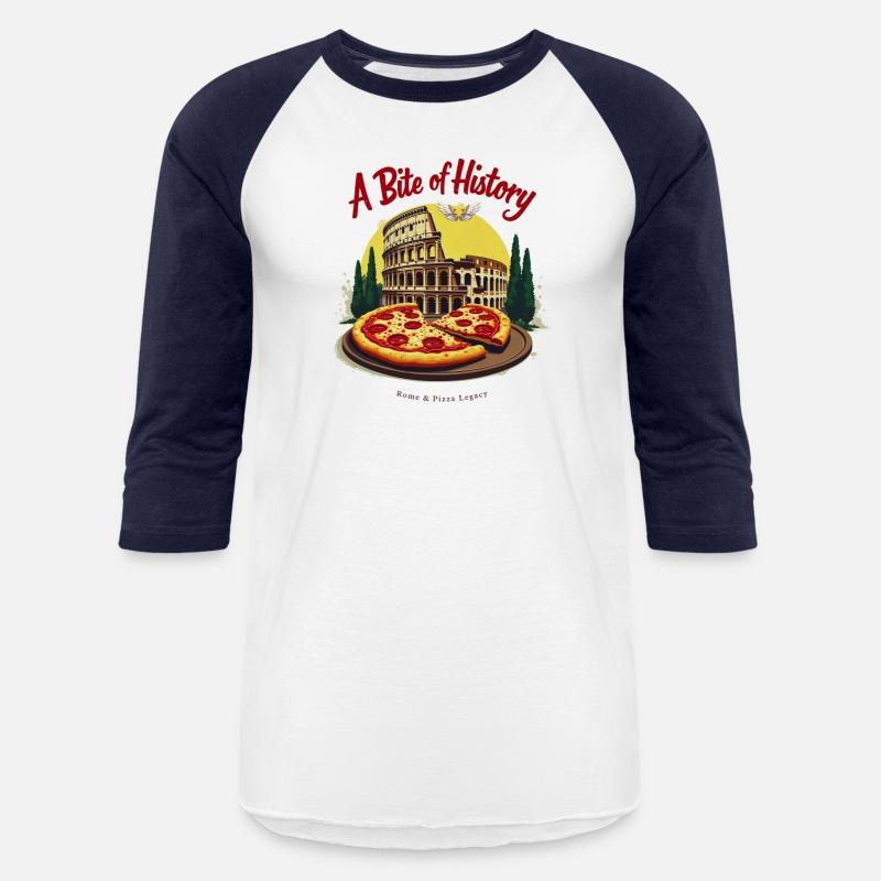 "Vintage Colosseum & Neapolitan Pizza Art Design"
