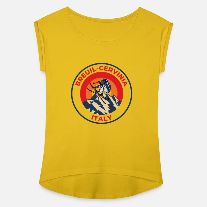 Vintage Cool Skiing in Breuil-Cervina italy Sunset