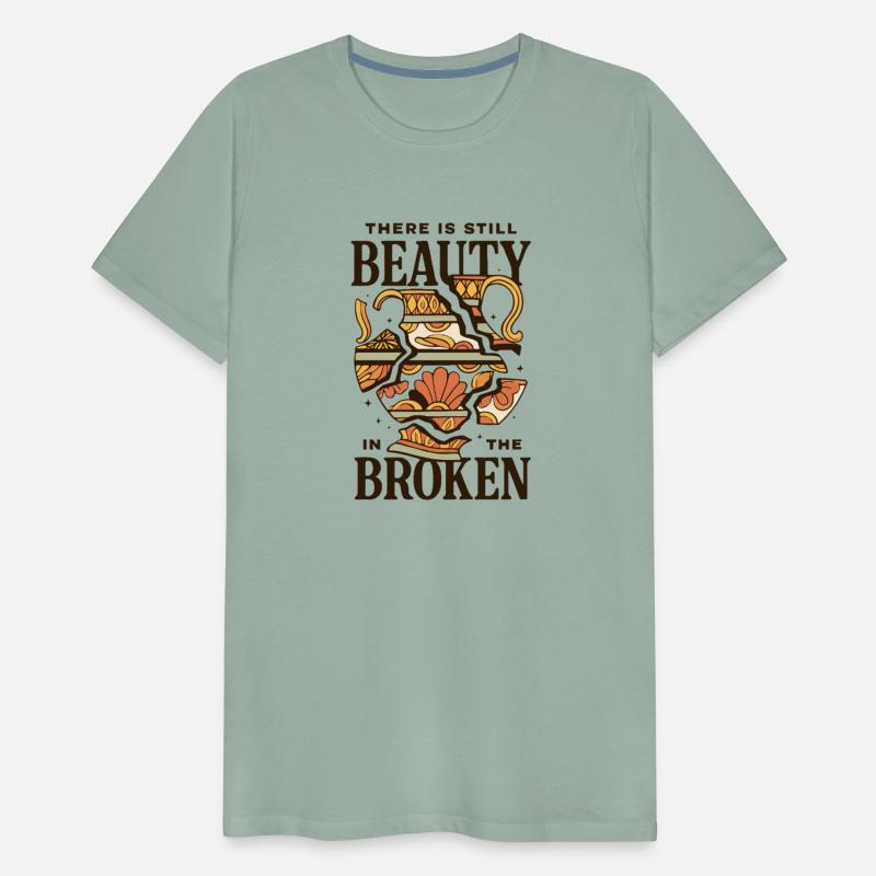 Vintage Floral Broken Jug Beauty Inspirational