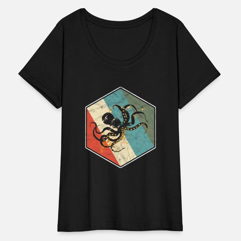 Vintage Octopus Lover Sea Creatures Retro Kraken