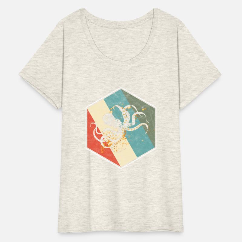 Vintage Octopus Lover Sea Creatures Retro Kraken