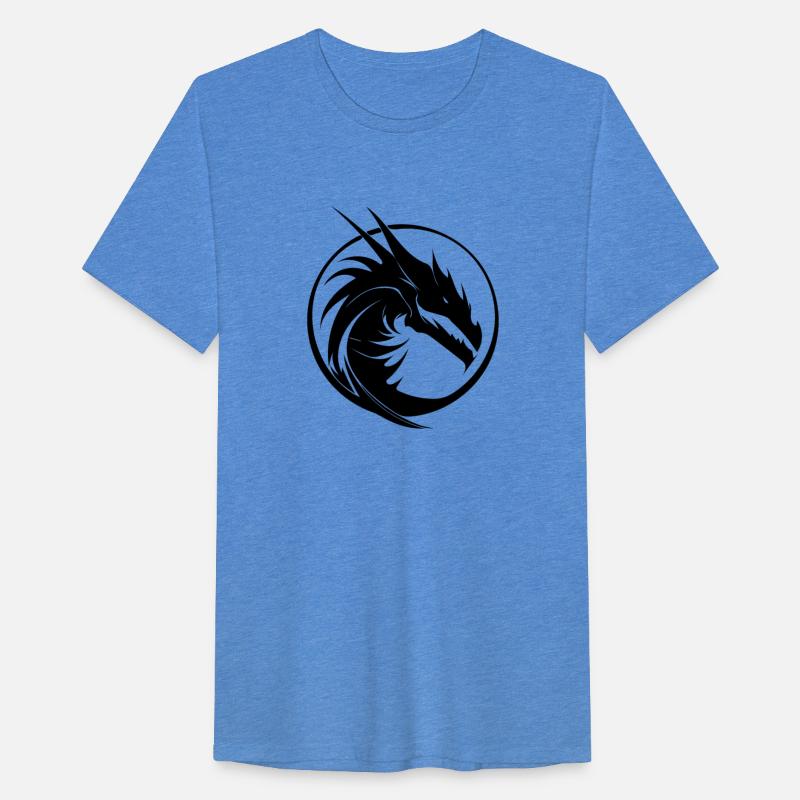 Vintage Tattoo Dragon Circle Logo Scale Dress