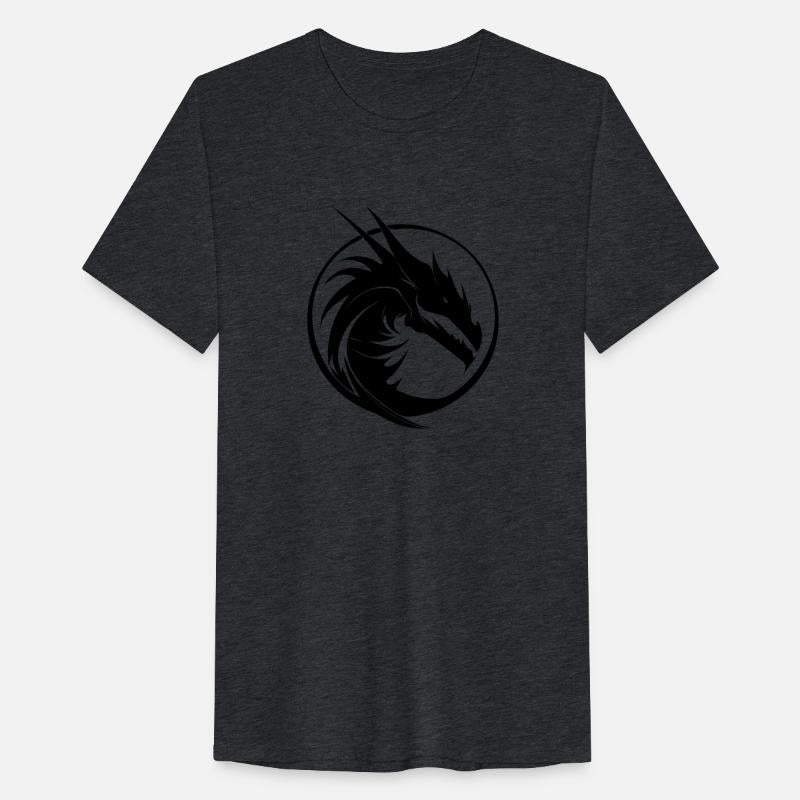 Vintage Tattoo Dragon Circle Logo Scale Dress