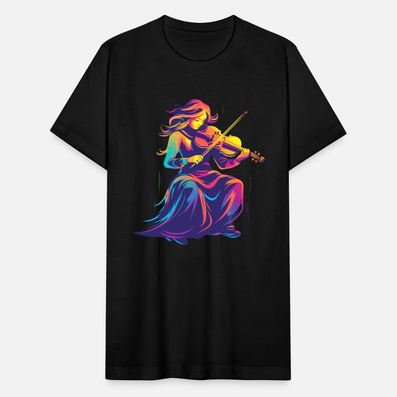 Violin Girl Retrowave