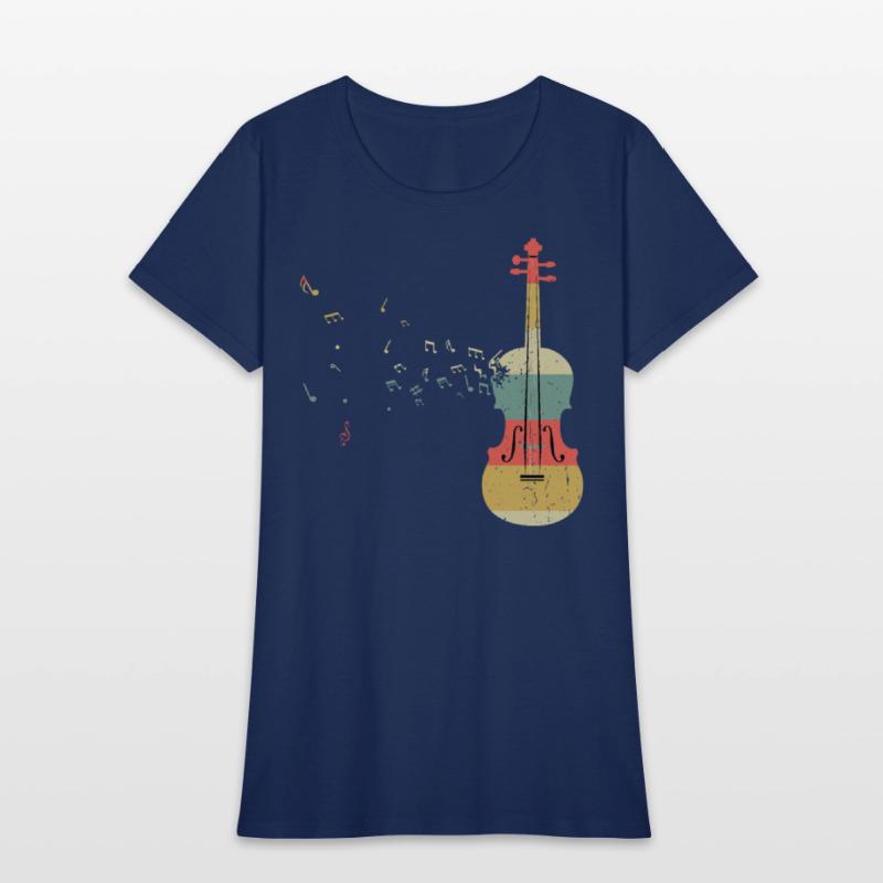 Violin Player Music Viola Lover Retro Vintage