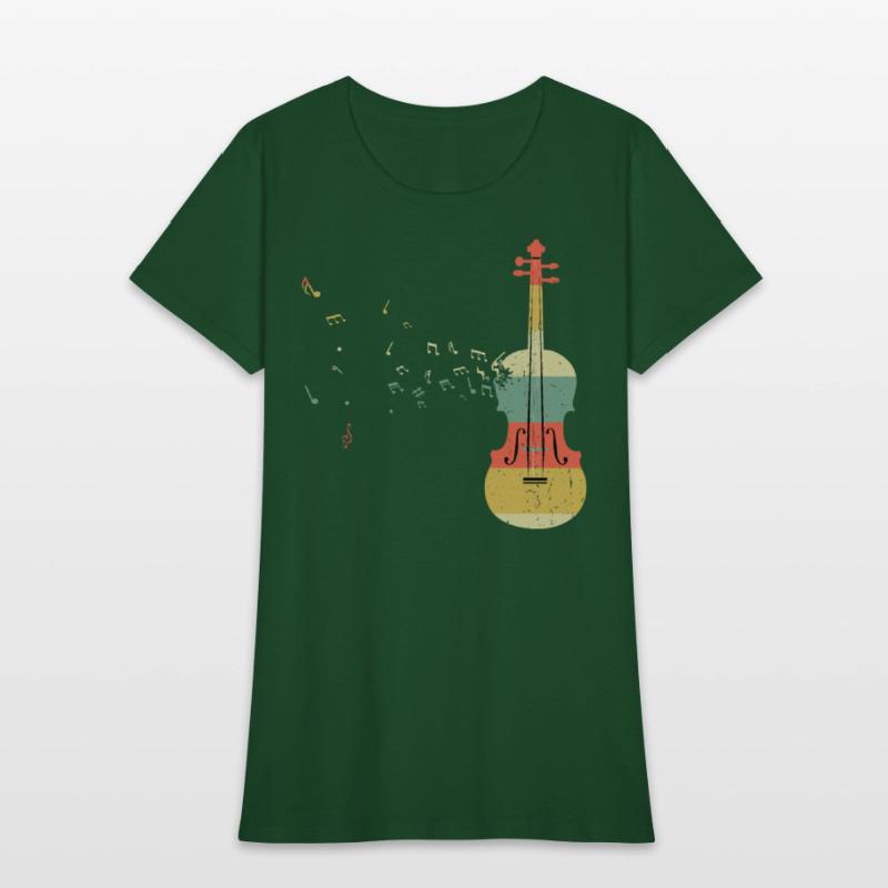 Violin Player Music Viola Lover Retro Vintage