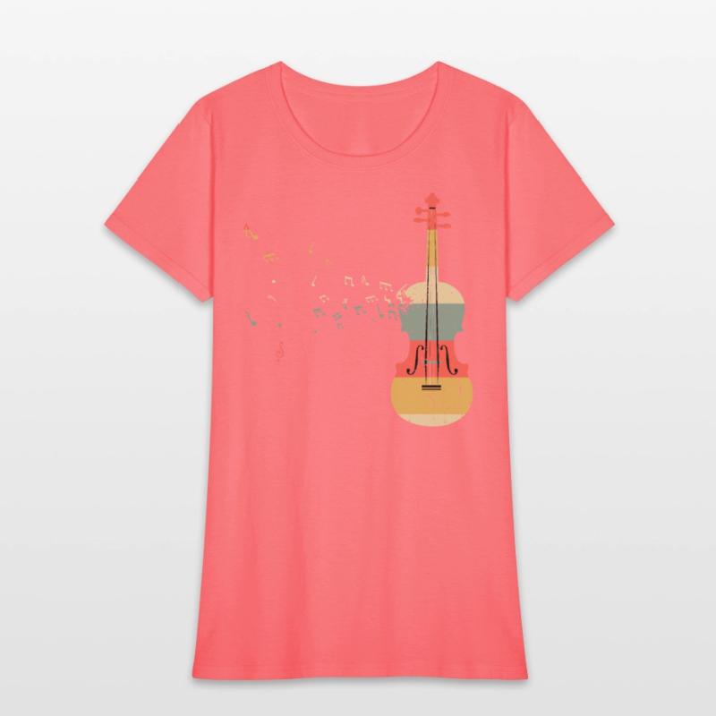Violin Player Music Viola Lover Retro Vintage